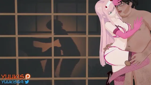 Zero Two Code 002 NSFW Monster Girl Missionary Big Tits Big