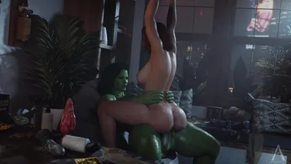 She Hulk And Widow 3D Porn 3Dポルノ смотреть онлайн или скачать 