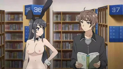 Mai Sakurajima NSFW bunny girl nude naked big tits big  