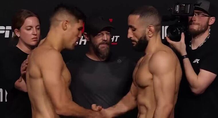 Ufc Vegas Weigh In Faceoffs