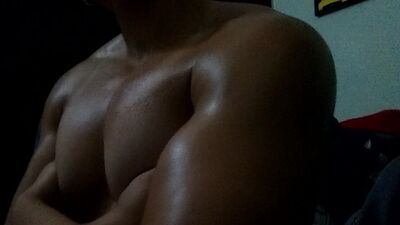 Young FBB huge pecs