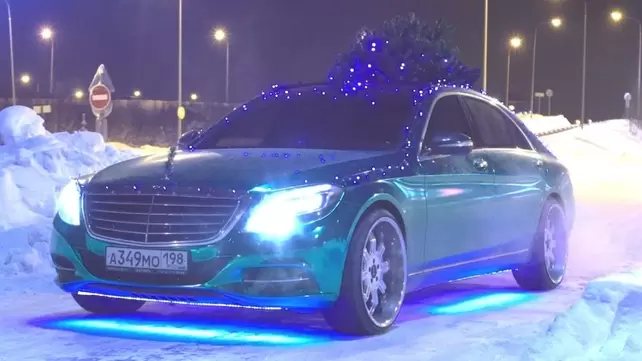 Тест нового Mercedes-Benz попался на видео